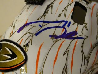 Signed FREDERIK ANDERSON Autographed Anaheim Ducks Mini Goalie Helmet Hockey NHL 2