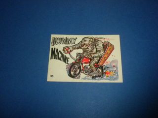 Silly Cycles Sticker Card 30 Donruss 1972 Odd Rods Related
