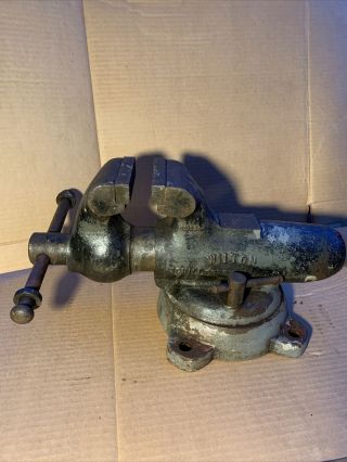 Vintage Wilton Swivel Base Bullet Hd Vise With 4 Inch Jaws.  Model 101028.