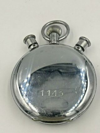 Bulova Stopwatch Lap Timer Switzerland 21 Jewels 19EA 1950s 57mm Vintage 6