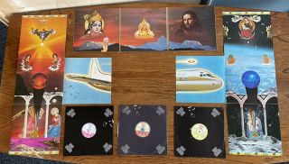 Santana - Lotus 3 X Vinyl Lp Set Cbs 66325 W/ 2 X Posters Fold Out Sleeve Nm/g,