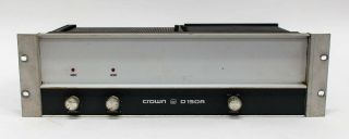 Crown D150a Stereo 2 Channel Power Amplifier - Vintage