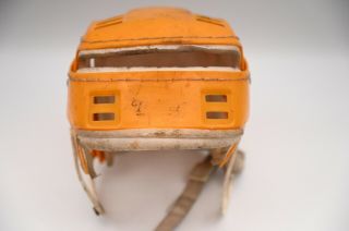 Rare Vintage Cooper Canada Sk 100 Jr Junior Yellow Hurling Hockey Style Helmet