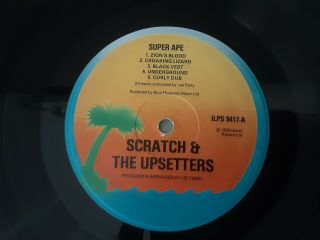 SCRATCH THE UPSETTER - APE LP Orig/SKINHEAD REGGAE/ISLAND ILPS 9147 3