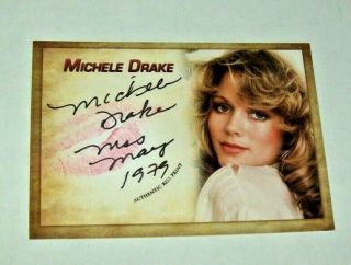 2019 Collectors Expo Model Michele Drake Autographed Kiss Card