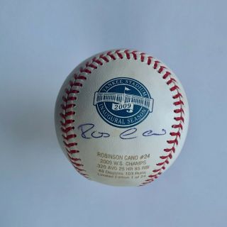Robinson Cano Signed Autographed Auto Baseball Le Mlb Yankees,  Mets Rawlings