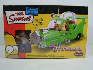 The Simpsons The Homer Car 2003 Snap Together Polar Lights Model Kit