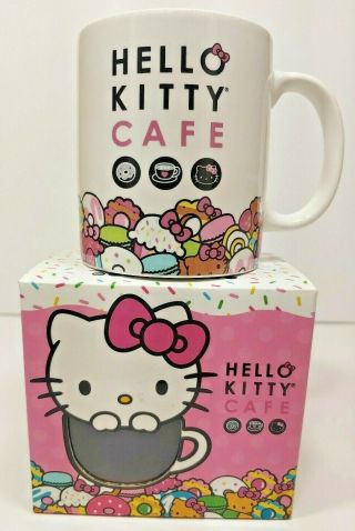 Hello Kitty Cafe Ceramic Coffee Mug By Sanrio Mib 2017