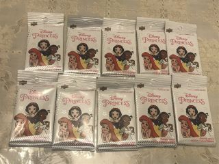Upperdeck Disney Princess Trading Card 10 Packs