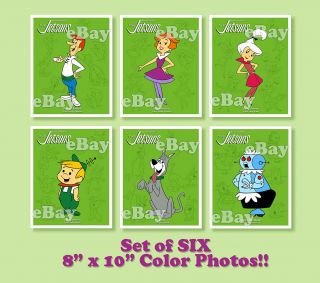 Rare Set Of 6 The Jetsons Cartoon Color Tv Photos Hanna Barbera Studios