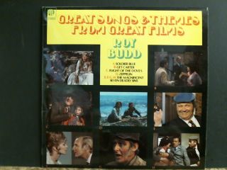 Roy Budd Great Songs & Themes From Great Films Lp Get Carter Etc Near -