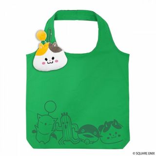 Final Fantasy Xiv Eco Bag With Pouch [fat Cat] Square Enix Jp