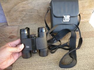 Vintage Leitz Binoculars 8x32 Great Worked With Hard Case.  Germany.