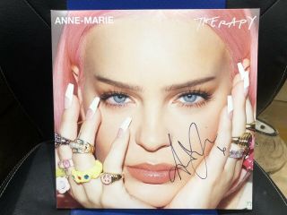Limited Edition Hand Signed Anne - Marie Album Therapy On Pink Vinyl