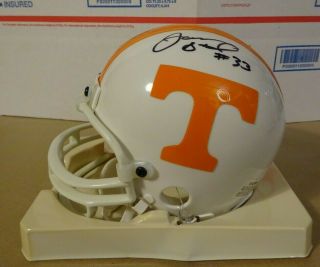 Autographed James Stewart Signed Tennessee Volunteers Ncaa Mini Football Helmet
