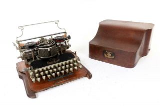 Vintage C1913 " Hammond Open Multiplex " Typewriter With Case 2366