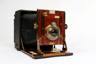 Vintage C1902 " The Sanderson  De Luxe Model " Camera 6 1/4 " X 4 1/2 " 2139