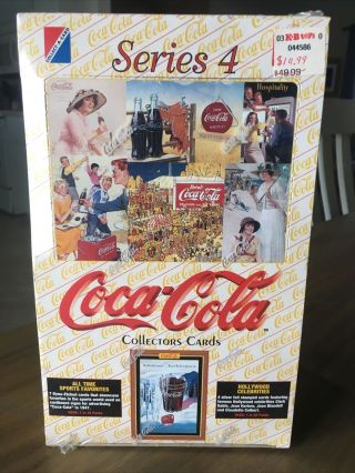 Factory 1995 Classic Collect - A - Card Coca - Cola Series 4 Collector Card Box