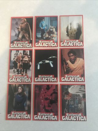 1978 Wonder Bread Battlestar Galactica Trading Card Set 1 - 36