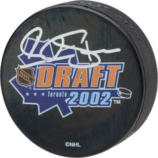 Alexander Steen St.  Louis Blues Autographed 2002 Nhl Draft Logo Hockey Puck