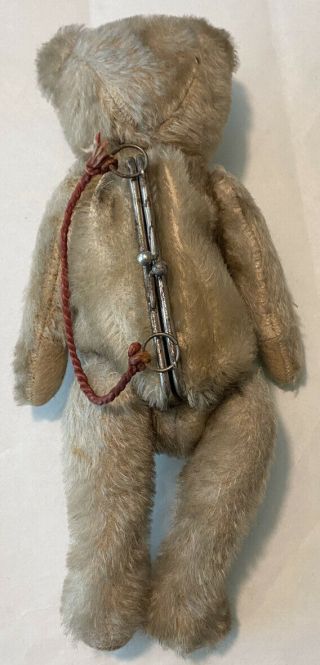 RARE Antique 10” Jointed Teddy Bear Purse Maybe STEIFF? No Tag 4