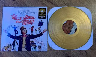 12” Lp Willy Wonka & The Chocolate Factory Soundtrack 45th Gold Vinyl