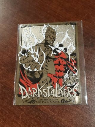 Darkstalkers - Demitri Maximoff Limited Metal Trading Card - Capcom Dimitri Udon