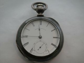 11j 18s Wm Ellery 4oz Of Slv Waltham 192990 Pocket Watch Ca Nov 1865 Civil War