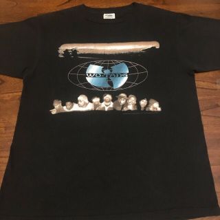 Vintage 1997 Wu Tang Clan Cream All Members Wu Tang Forever Tour T Shirt