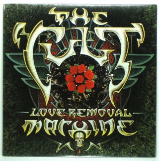 The Cult Love Removal Machine 2x12 " Canada Ltd.  Ed.  W/ Poster 1987 Like