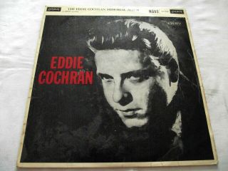 Eddie Cochran The Eddie Cochran Memorial Album 1960 Uk 1st Plum London Lp