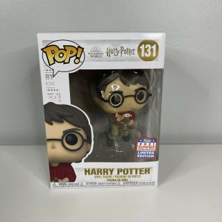 Funko Pop Harry Potter Flying On Broom 131 2021 Sdcc Funkon Exclusive