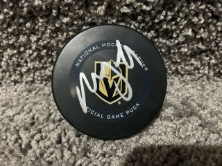Paul Stastny Vegas Golden Knights Signed Auto Official Game Hockey Puck