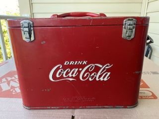Vintage 1940 - 1950 Coca - Cola Airline Cooler