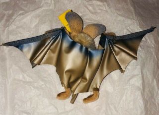 STEIFF ERIC BAT 131,  00 Vintage Old Rare Mohair ALL IDS 4 Inches Tall 4