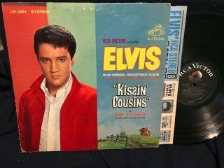 Elvis Presley Kissin Cousins Lp Stereo Rca Lsp 2894 No Cast Photo