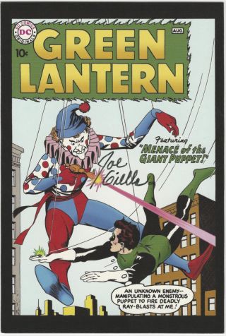 Vintage Art Dc Comic Signed Joe Giella Art Post Card Green Lantern 1 Silver Age