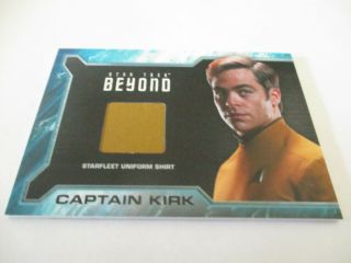 Star Trek Beyond Sr1 Chris Pine As Captain Kirk Costume Relic Card