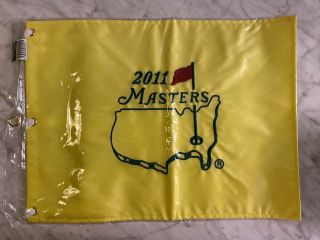 Charl Schwartzel 2011 Masters Golf Pin Flag.  In Bag.