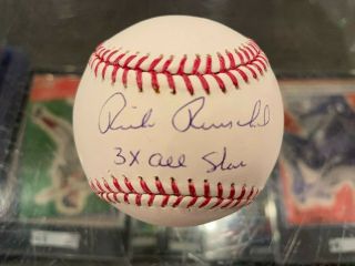 Rick Reuschel Chicago Cubs Pirates Giants 3x A.  S Single Signed Baseball Tri Star