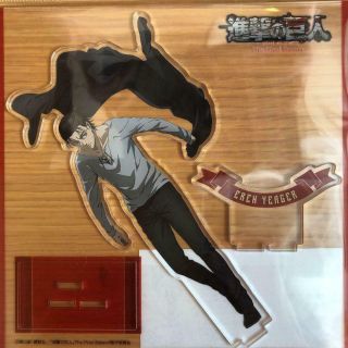 Attack On Titan Mappa Exhibition Show Case Acrylic Stand Figure Eren Yeager F/s