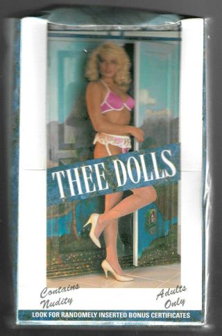 1991 Thee Dolls Mjp Series 1 Trading Cards Factory Box Dollhouse