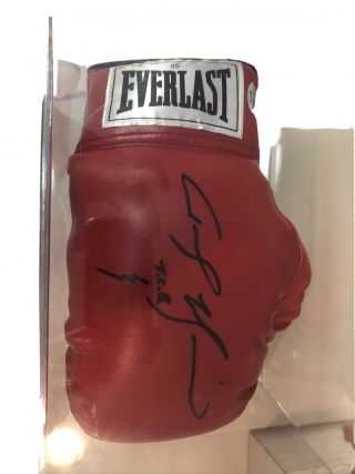 Tommy " The Duke " Morrison Autographed Everlast Boxing Glove