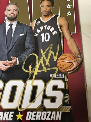 DeMar DeRozan And Kyle Lowry Signed Autographed Toronto Raptors Proof NBA Rare 3
