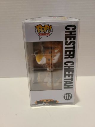 Funko Pop Ad Icons 117 Chester Cheetah Flamin Hot Cheetos Glow In Dark Box Lunch 2