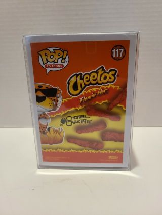 Funko Pop Ad Icons 117 Chester Cheetah Flamin Hot Cheetos Glow In Dark Box Lunch 3