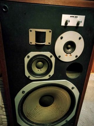 Pioneer HPM - 100 Vintage Floor Stereo 200W Speaker Set 2