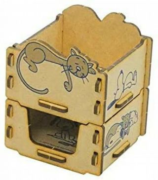 Peatnuts Snoopy Faron Mini Storage Box 2stage Wooden Assemble Kit Japan Limited