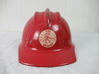 Vintage 1960s Bullard Fiberglass Safety Cap Hard Boiled Hard Hat Fire Brigade