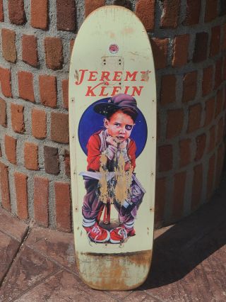 Vintage World Industries Jeremy Klein Black - Eye Kid Boy Skateboard Deck
